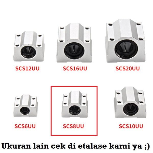 SCS8UU Bearing Block 8mm - Image 3