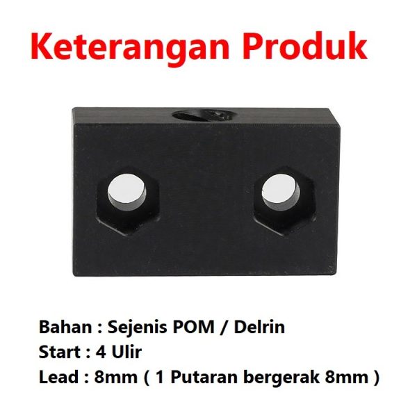 T8 Openbuilds Nut Anti BackSlash - Biasa - Image 3