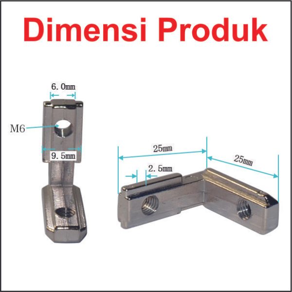 Angle Bracket Groove - AL 4040 M6 - Image 2