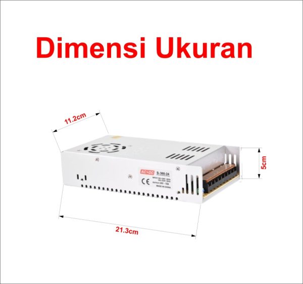 Power Supply PSU 48V 10A Kipas - Biasa - Image 2