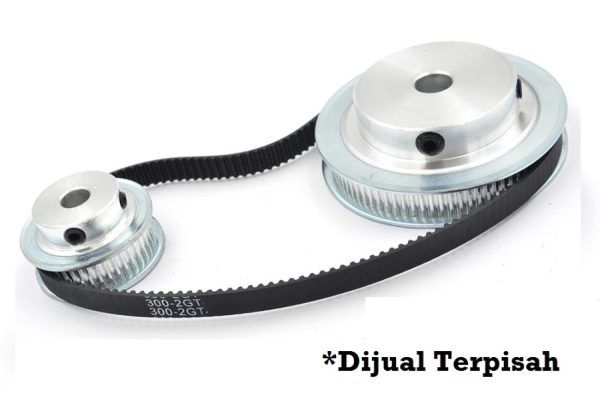 HTD3M Pulley 80T W10 B10 - BF - Silver - Image 3