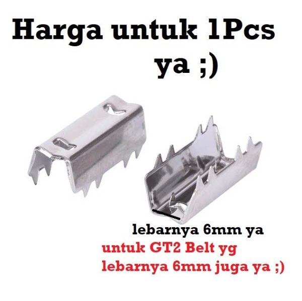 GT2 Belt Crimp Clip W6 - Image 2