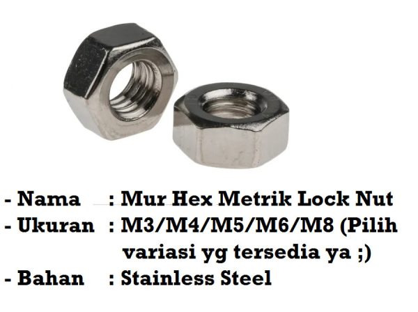 Mur Hex Metrik DIN934 - Image 4