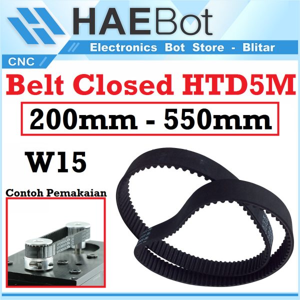 HTD5M Belt Closed Loop W15