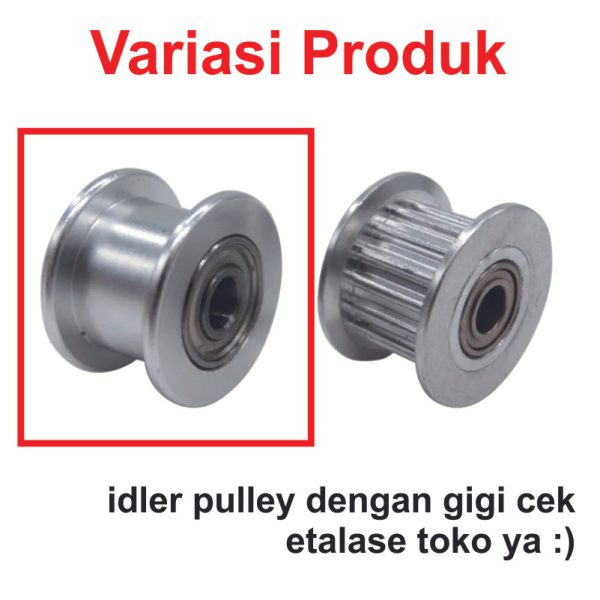 GT2 Idler Pulley 20T W15 B5 - Tanpa Gigi - Image 4