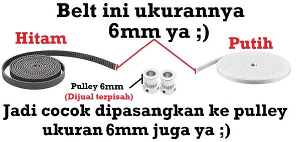 GT2 Belt W6 - 10cm - Image 2